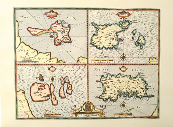 Carte ancienne de Jersey Guernesey